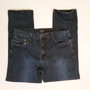 Mens Urban Star Dark Wash Skinny Jeans